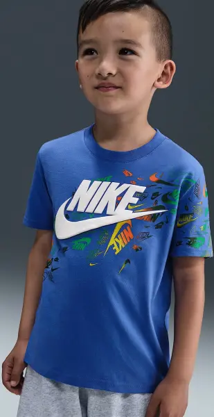 Футболка дитяча Nike CLUB REVEALED синя 86N210-B9A