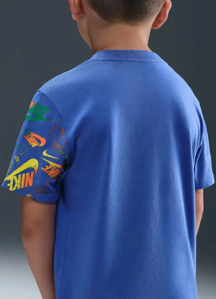 Футболка дитяча Nike CLUB REVEALED синя 86N210-B9A