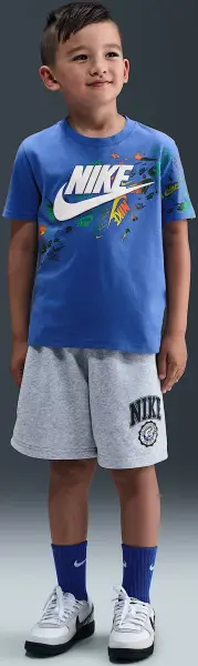 Футболка дитяча Nike CLUB REVEALED синя 86N210-B9A