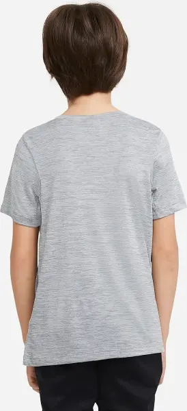 Футболка подростковая Nike DRI-FIT HYBRID серая DA0282-084