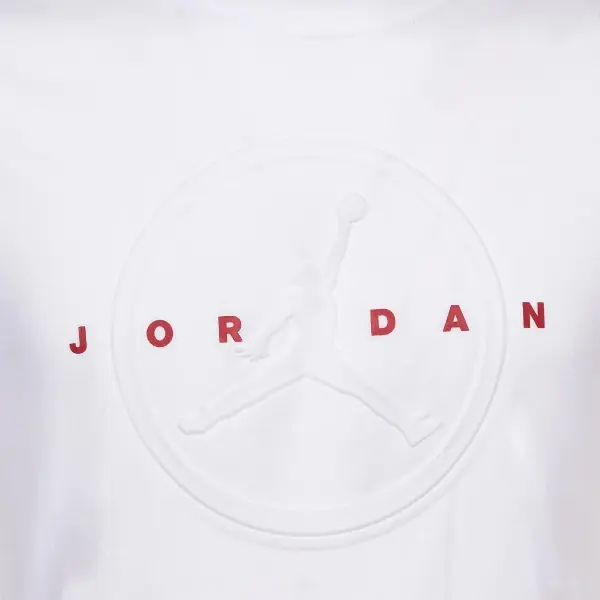 Футболка подростковая Nike JORDAN PRACTICE TAPE EMBOSSED белая 95D953-001