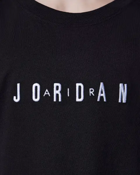 Футболка подростковая Nike JORDAN WORDMARK черная 95D634-023