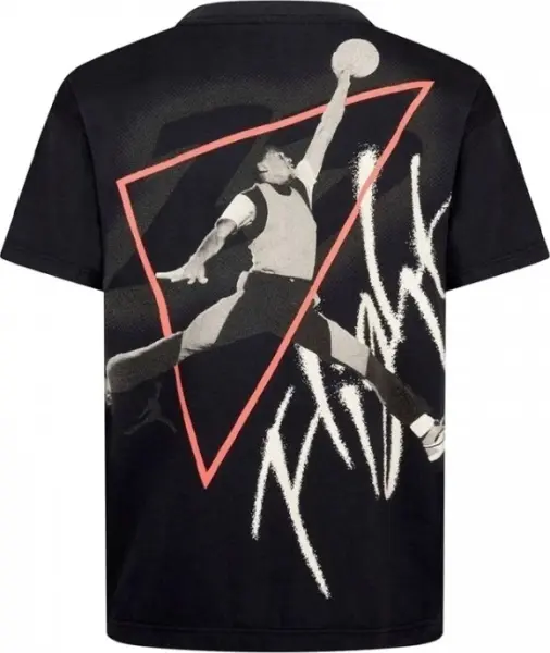 Футболка подростковая Nike JUMPMAN TAKE FLIGHT черная 45D732-G0T