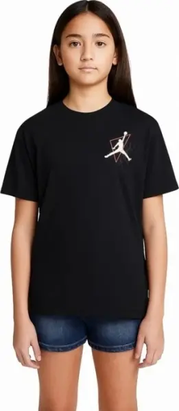 Футболка подростковая Nike JUMPMAN TAKE FLIGHT черная 45D732-G0T
