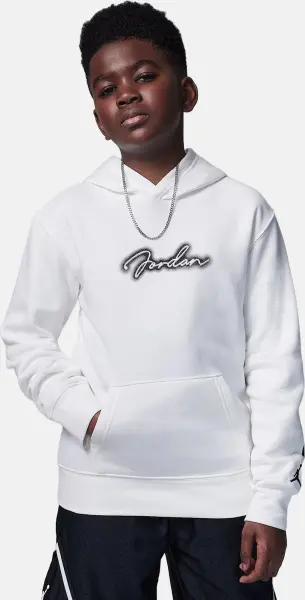 Худі підліткове Nike JORDAN MVP FLEECE біле 95D607-782