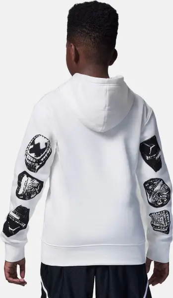 Худі підліткове Nike JORDAN MVP FLEECE біле 95D607-782