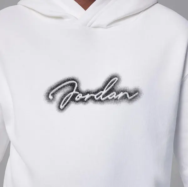 Худі підліткове Nike JORDAN MVP FLEECE біле 95D607-782