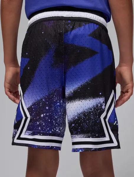 Шорти підліткові Nike DRI-FIT MJ PRINTED SPORT DIAMOND фіолетово-чорні 95D429-K73