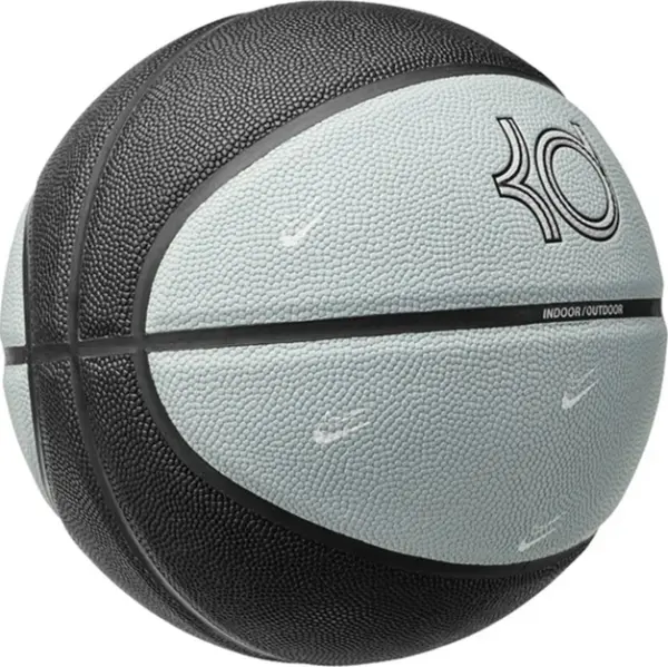 Баскетбольний м'яч Nike ALL COURT 8P K DURANT DEFLATED чорно-сірий Розмір 7 N.100.7111.084.07