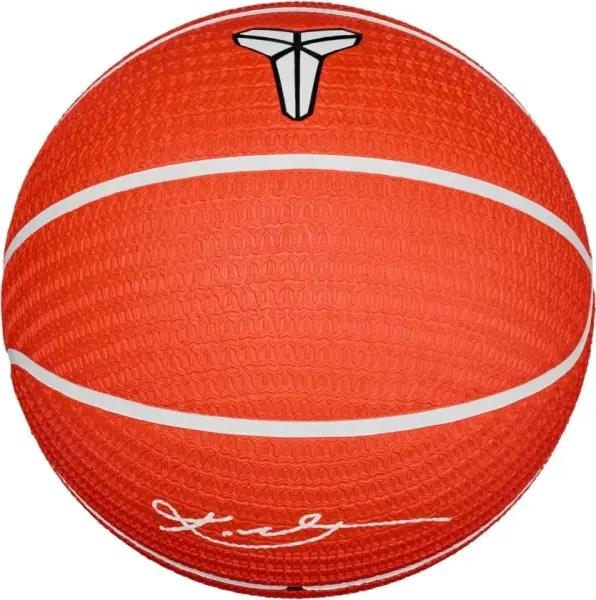 Баскетбольний м'яч Nike PLAYGROUND 8P K BRYANT DEFLATED оранжево-білий Розмір 7 N.101.2519.835.07