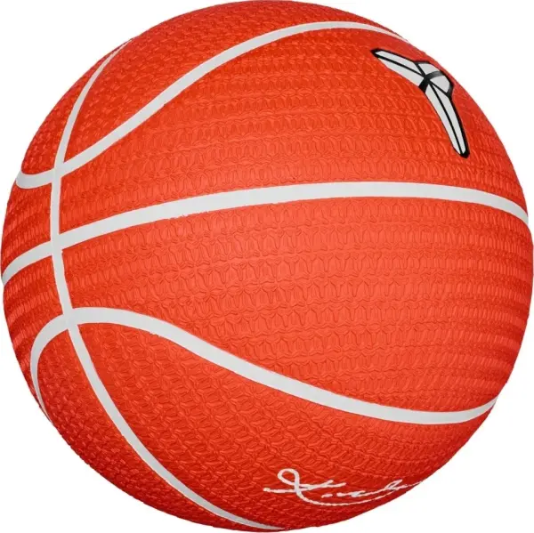 Баскетбольний м'яч Nike PLAYGROUND 8P K BRYANT DEFLATED оранжево-білий Розмір 7 N.101.2519.835.07