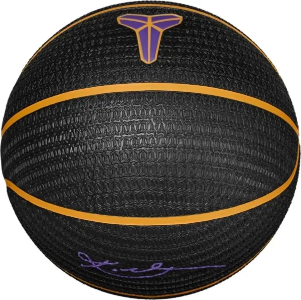 Баскетбольний м'яч Nike PLAYGROUND 8P K BRYANT DEFLATED чорно-золотисто-фіолетовий Розмір 7 N.101.2519.014.07