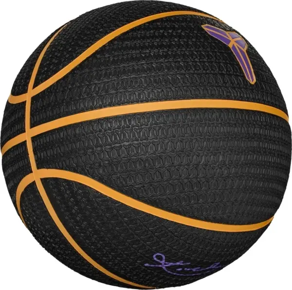 Баскетбольний м'яч Nike PLAYGROUND 8P K BRYANT DEFLATED чорно-золотисто-фіолетовий Розмір 7 N.101.2519.014.07