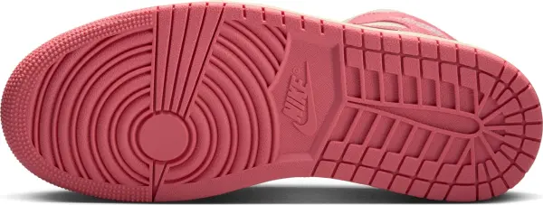 Кроссовки женские Nike AIR JORDAN 1 MID розово-бело-кремовые BQ6472-109