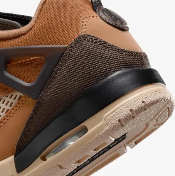 Кросівки підліткові Nike JORDAN SPIZIKE LOW (GS) коричнево-чорні FQ3950-202