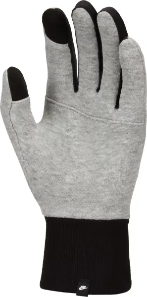 Перчатки тренировочные Nike CLUB FLEECE серо-черные N.100.7163.096