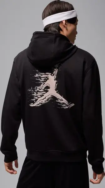 Худи Nike JORDAN SPORT CROSSOVER DRI-FIT GRAPHIC черное HQ8661-010