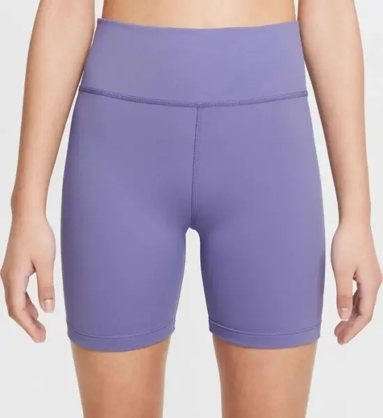 Велосипедки підліткові Nike ONE DRI-FIT 5" фіолетові FZ5603-527