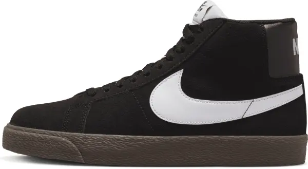 Кеди Nike SB ZOOM BLAZER MID чорно-біло-коричневі 864349-010