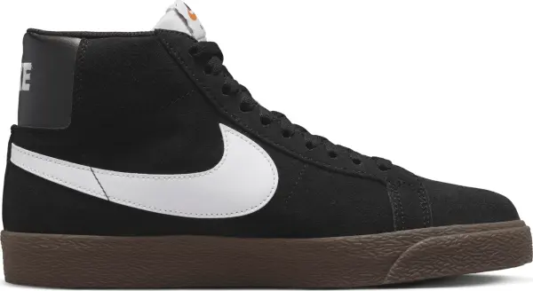 Кеди Nike SB ZOOM BLAZER MID чорно-біло-коричневі 864349-010