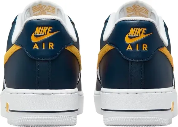 Кросівки Nike AIR FORCE 1 LOW EMB біло-темно-синьо-жовті FJ4209-400