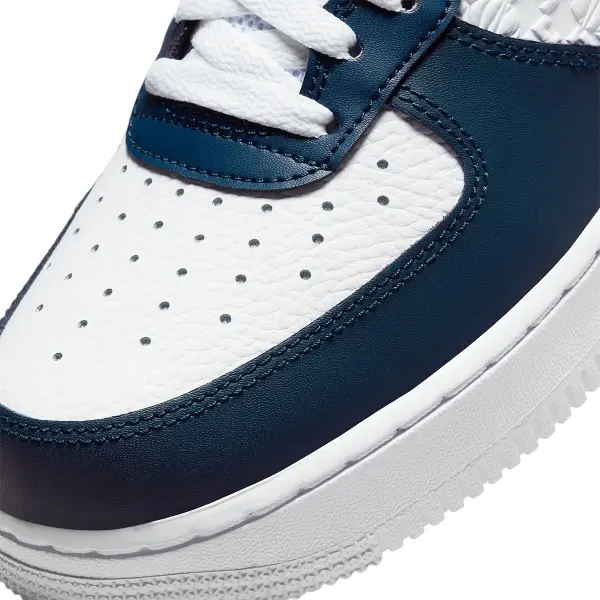 Кросівки Nike AIR FORCE 1 LOW EMB біло-темно-синьо-жовті FJ4209-400