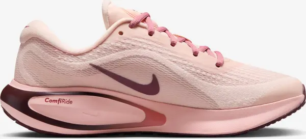 Кроссовки беговые женские Nike JOURNEY RUN светло-розово-кораллово-бордовые FJ7765-800