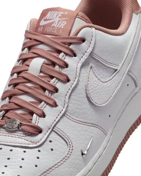 Кроссовки женские Nike AIR FORCE 1 '07 MINI JEWEL бело-коричневые IB6543-100