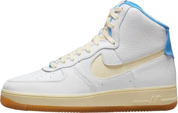 Кросівки жіночі Nike AIR FORCE 1 HIGH SCULPT SURFACES біло-кремово-блакитні FD9868-100