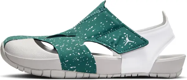 Сандалі дитячі Nike JORDAN FLARE (PS) темно-зелено-світло-сіро-білі CI7849-303