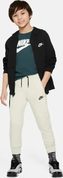 Спортивні штани підліткові Nike TECH FLEECE бежеві FD3287-020