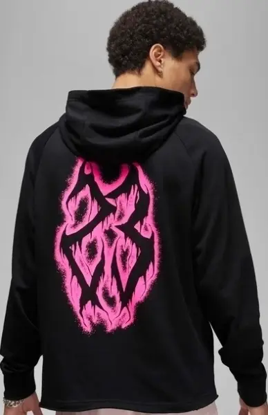 Спортивний костюм Nike JORDAN DRI-FIT SPORT GRAPHIC FLEECE чорно-рожевий FN5812-010__FN5814-010