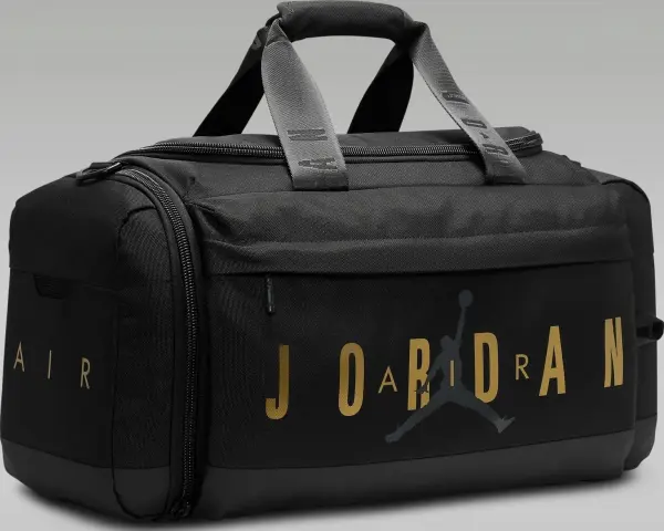 Сумка спортивна Nike JORDAN VELOCITY DUFFLE BAG (46L) чорно-золота SM0920-K5X