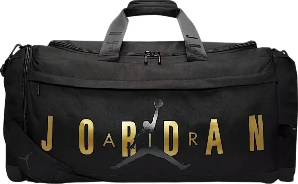 Сумка спортивна Nike JORDAN VELOCITY DUFFLE BAG (81L) чорно-золота LM0920-K5X