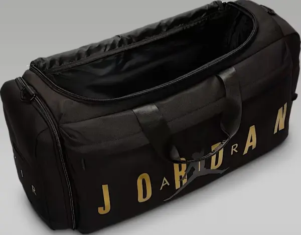 Сумка спортивна Nike JORDAN VELOCITY DUFFLE BAG (81L) чорно-золота LM0920-K5X