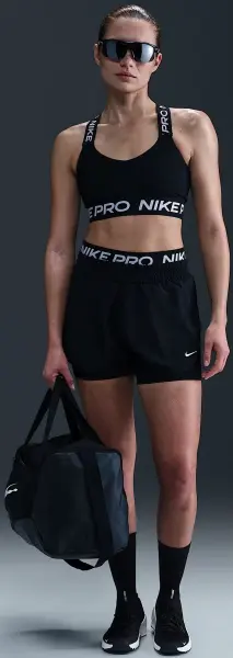 Топ жіночий Nike PRO LIGHT-SUPPORT NON-PADDED SPORTS BRA чорний HF5372-010