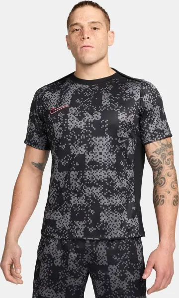 Футболка Nike ACADEMY PRO DRI-FIT GRAPHIC чорно-сіро-рожева FN2411-069