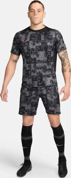 Футболка Nike ACADEMY PRO DRI-FIT GRAPHIC чорно-сіро-рожева FN2411-069