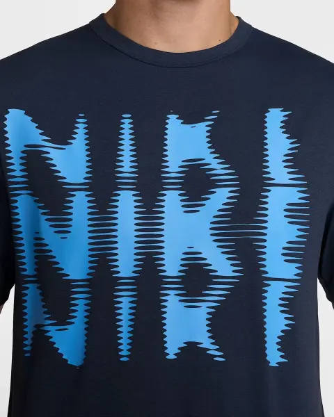 Футболка Nike HYVERSE DRI-FIT UV темно-синя HJ3074-437