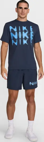 Футболка Nike HYVERSE DRI-FIT UV темно-синя HJ3074-437