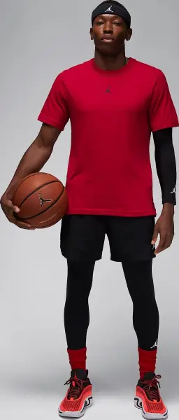 Футболка Nike JORDAN SPORT DRI-FIT красная FN5829-687