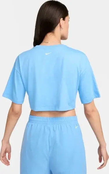 Футболка жіноча Nike SPORTSWEAR CROPPED блакитна FZ4635-412