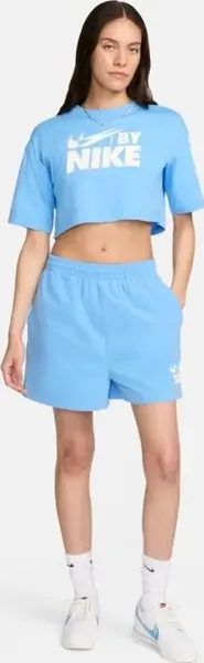 Футболка жіноча Nike SPORTSWEAR CROPPED блакитна FZ4635-412
