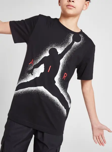 Футболка подростковая Nike JORDAN FLIGHT ESSENTIALS JUMPMAN черная 95C122-023