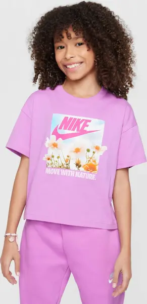 Футболка подростковая Nike SPORTSWEAR PHOTO розовая HM6311-532