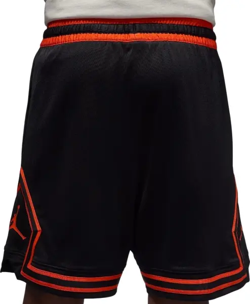 Шорти баскетбольні Nike JORDAN DRI-FIT MESH DIAMOND SHORTS чорно-помаранчеві HF9910-011