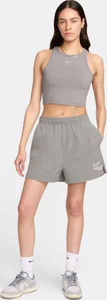 Шорти жіночі Nike SPORTSWEAR WOVEN сірі HF5529-029