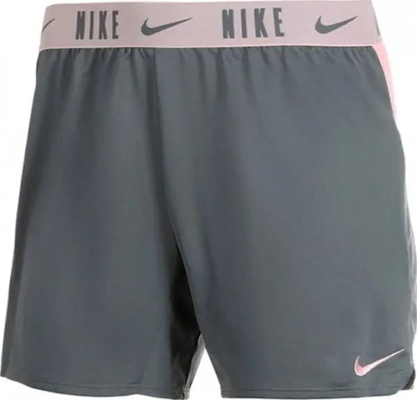 Шорти підліткові Nike DRI-FIT TROPHY 15CM сіро-світло-рожеві DA1099-086