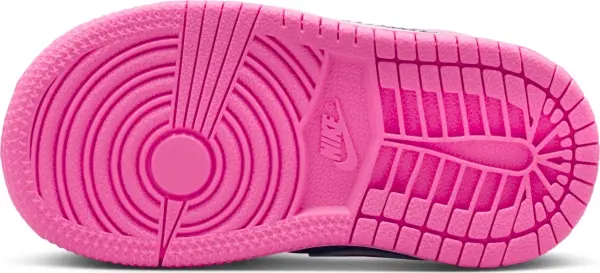 Кросівки дитячі Nike JORDAN 1 MID SE (TD) світло-сіро-блакитно-рожеві HQ2000-400