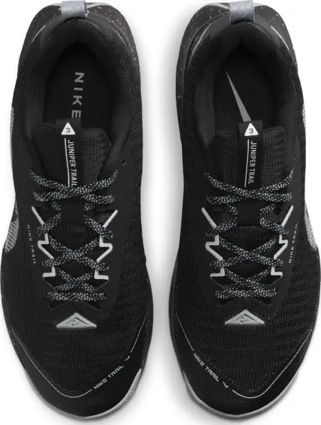 Кроссовки для трейлраннинга женские Nike JUNIPER TRAIL 3 черно-серебряные FQ0902-001